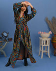 Black Multi - Robe Kaftan