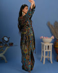 Black Multi - Robe Kaftan