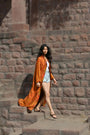 Burnt Orange - Robe Kaftan