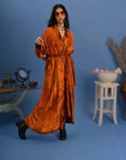 Burnt Orange - Robe Kaftan