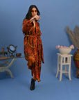 Burnt Orange - Robe Kaftan