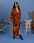 Burnt Orange - Robe Kaftan