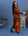 Burnt Orange - Robe Kaftan