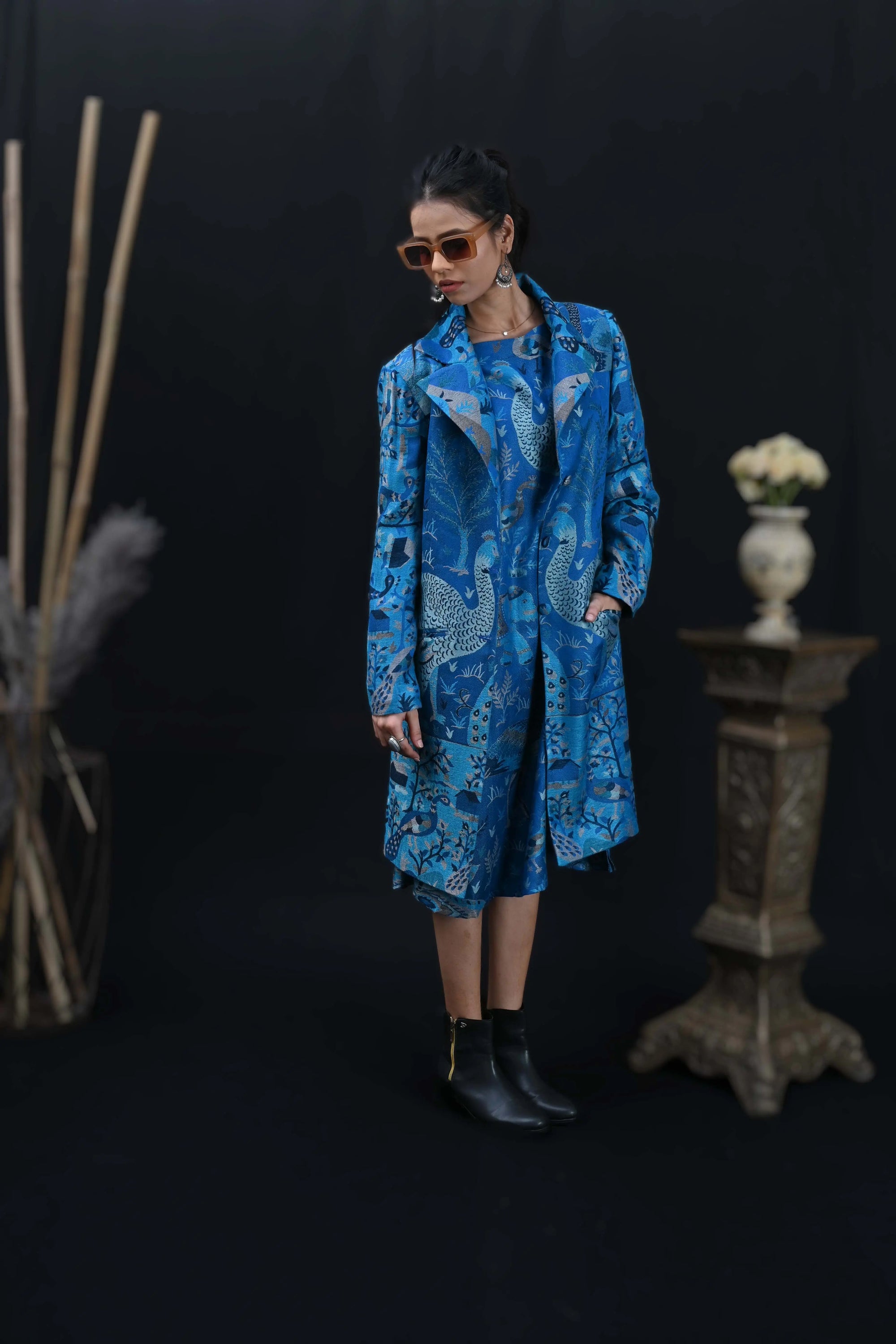 Mavricks Blue - Taylor Coat and Dress Set