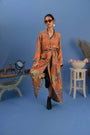 Pure Peach - Robe Kaftan