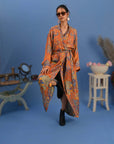 Pure Peach - Robe Kaftan