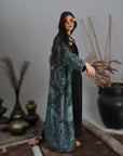 Smoky Blue - Robe Kaftan