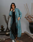 Smoky Blue - Robe Kaftan