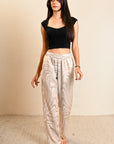 ' Blush Beige ' - Mosaic Pants