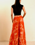 'Orange light' - Birds of Paradise Pants