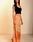 'Orange light' - Birds of Paradise Pants