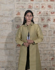 Gold - Sand Gold Silk - Taylor Coat Jacket