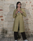 Gold - Sand Gold Silk - Taylor Coat Jacket