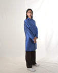 Blue - Jodhpur Blue Silk  - Jodhpur Coat Jacket