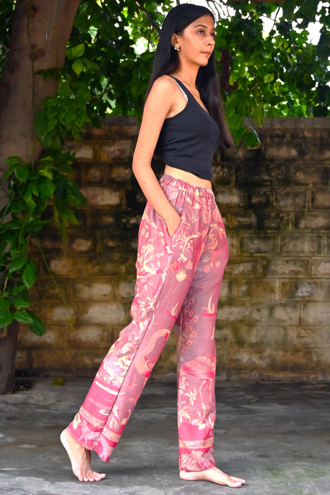 &#39;Easter pink&#39; - Tree of Life Pants