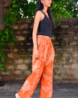 'Orange Light' - Birds of Paradise Pants