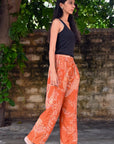 'Orange Light' - Birds of Paradise Pants