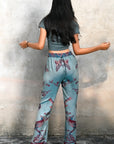 'Maroon Ocean' - Tree of Life Pants