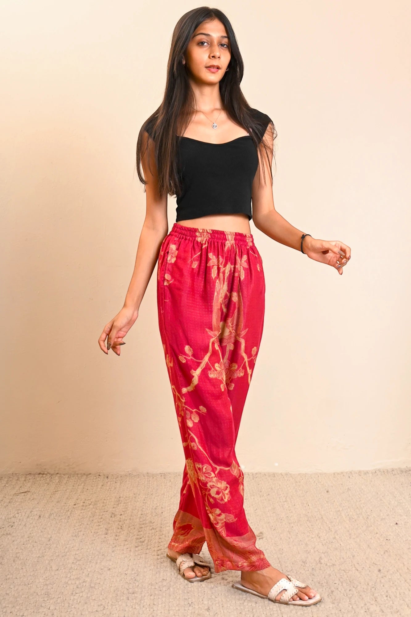 &#39;Raspberry&#39; - Tree of Life  Pants