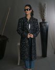 Black Grey   - Jodhpur Coat Jacket