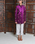 Purple Gold  - Jodhpur Coat Jacket