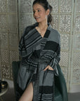 Gray - Wool Robe Kaftan