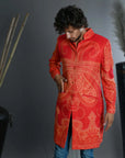 Red Orange - Jodhpur Coat Jacket