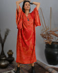 Red Orange - Kimono Kaftan