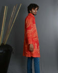 Red Orange - Jodhpur Coat Jacket