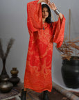 Red Orange - Kimono Kaftan