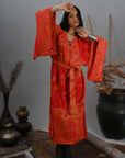 Red Orange - Kimono Kaftan