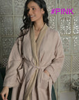 Silver - Wool Robe Kaftan