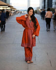 Enflame & Orange - Robe Kaftan