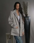 Grey and Blue - Taylor Coat Jacket