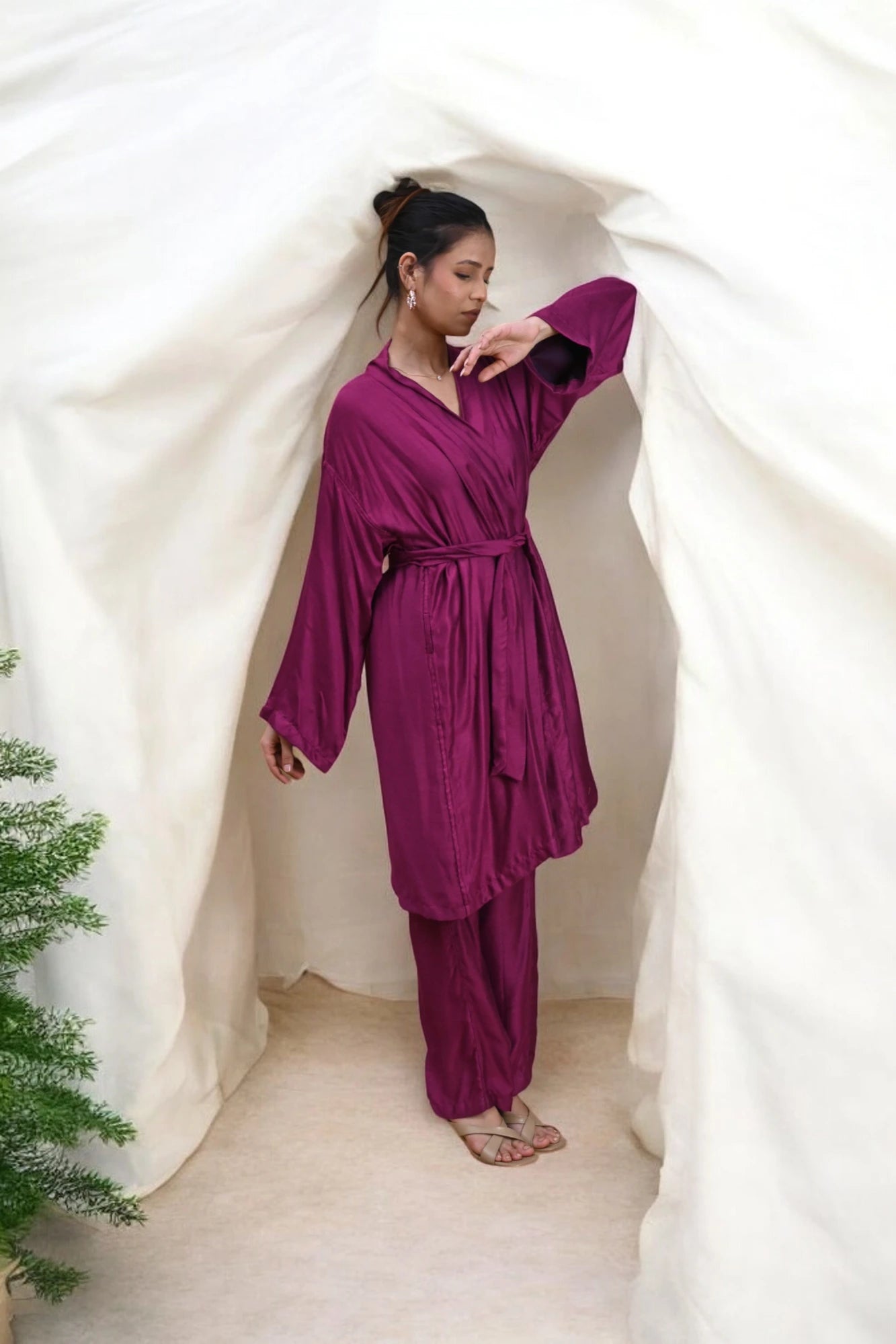 Mulberry &amp; Respberry - Robe Kaftan