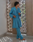 Raspberry & Ice - Robe Kaftan