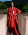 Red arsenal & Rose - Robe Kaftan