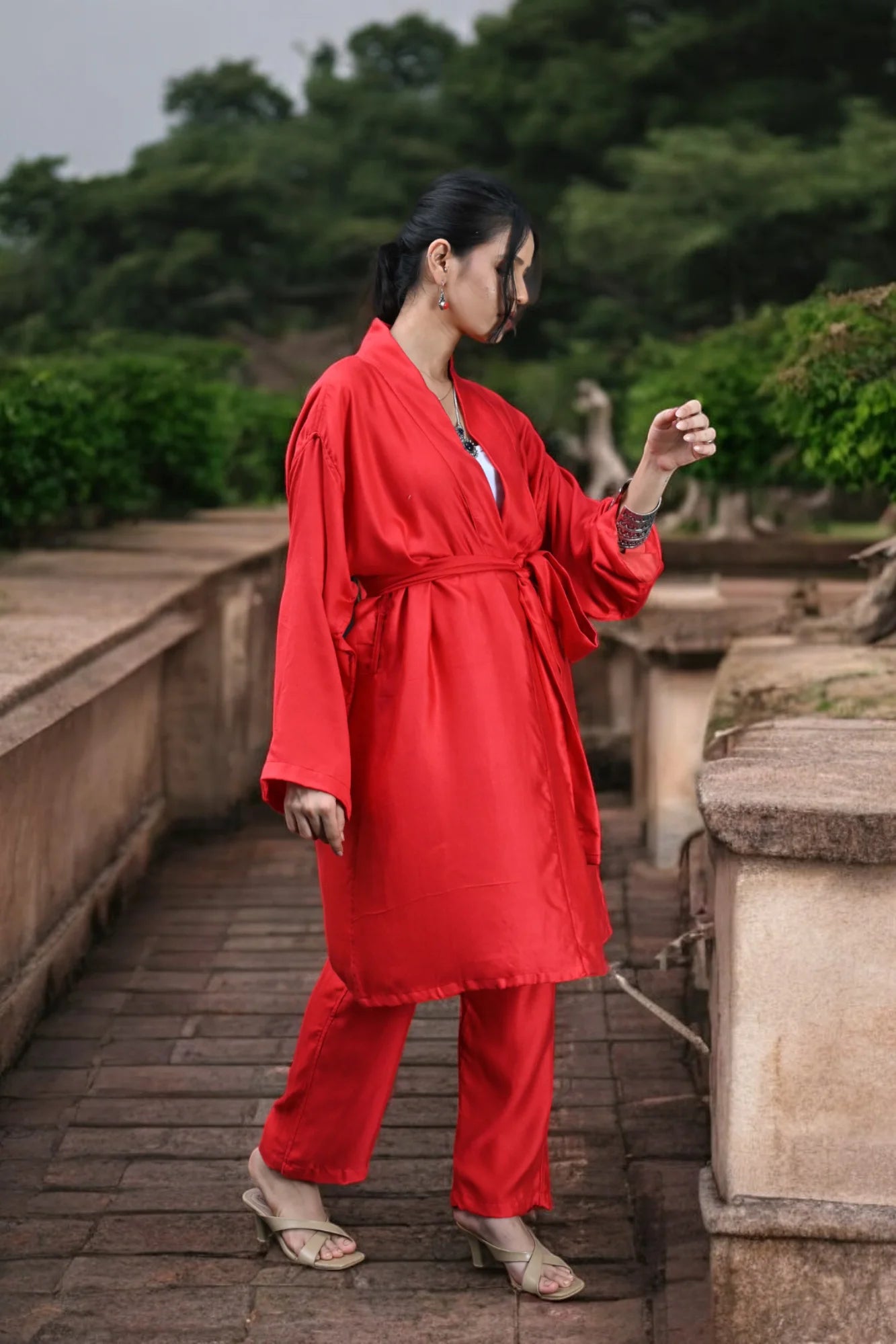 Red arsenal &amp; Rose - Robe Kaftan