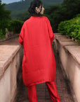 Red arsenal & Rose - Robe Kaftan