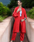 Red arsenal & Rose - Robe Kaftan