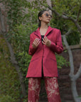 Red Arsenal and Rose - Taylor Suit Set