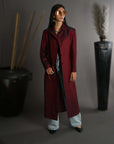 Wine and Black - Taylor Coat Jacket