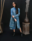 Mavrick Blue - Swing Coat Jacket