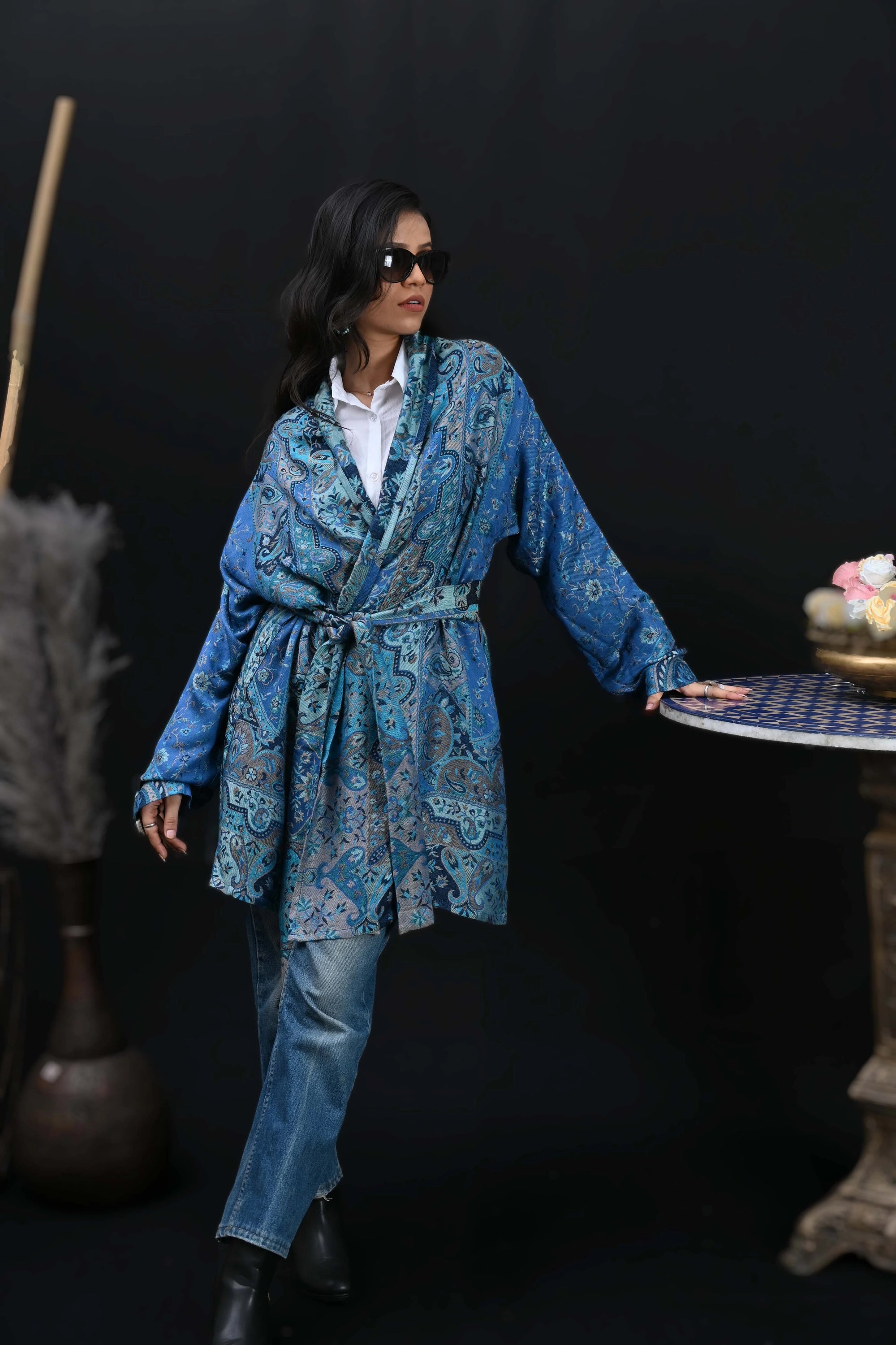 Mavricks Blue - Robe Kaftan