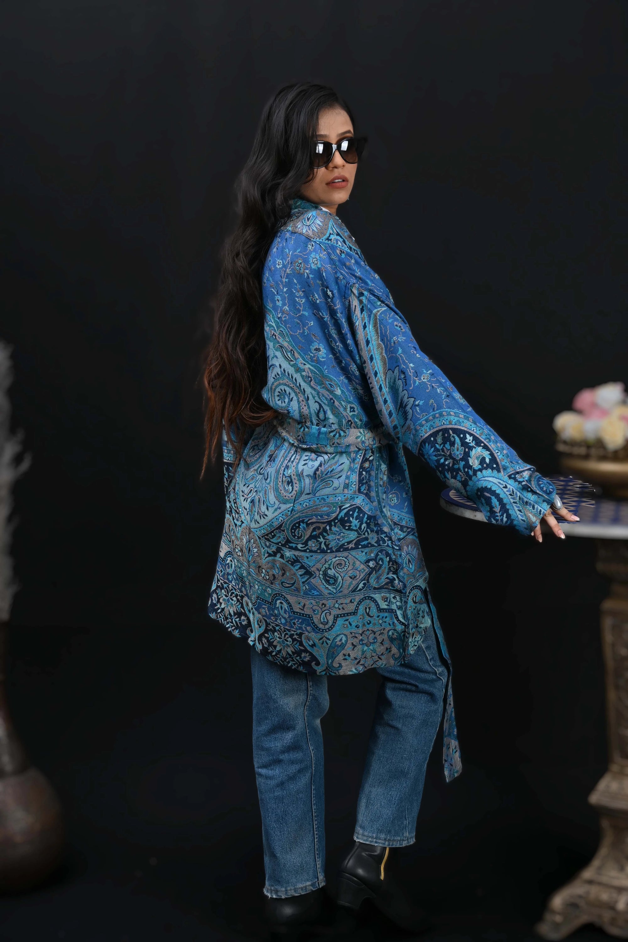 Mavricks Blue - Robe Kaftan