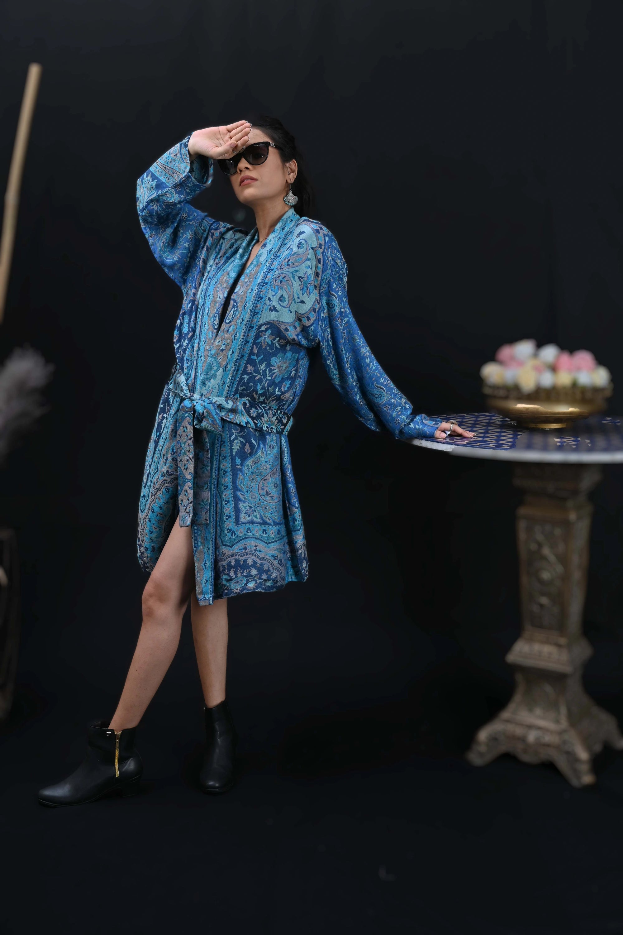 Mavricks Blue - Kaftan Shirt