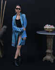 Mavricks Blue - Kaftan Shirt