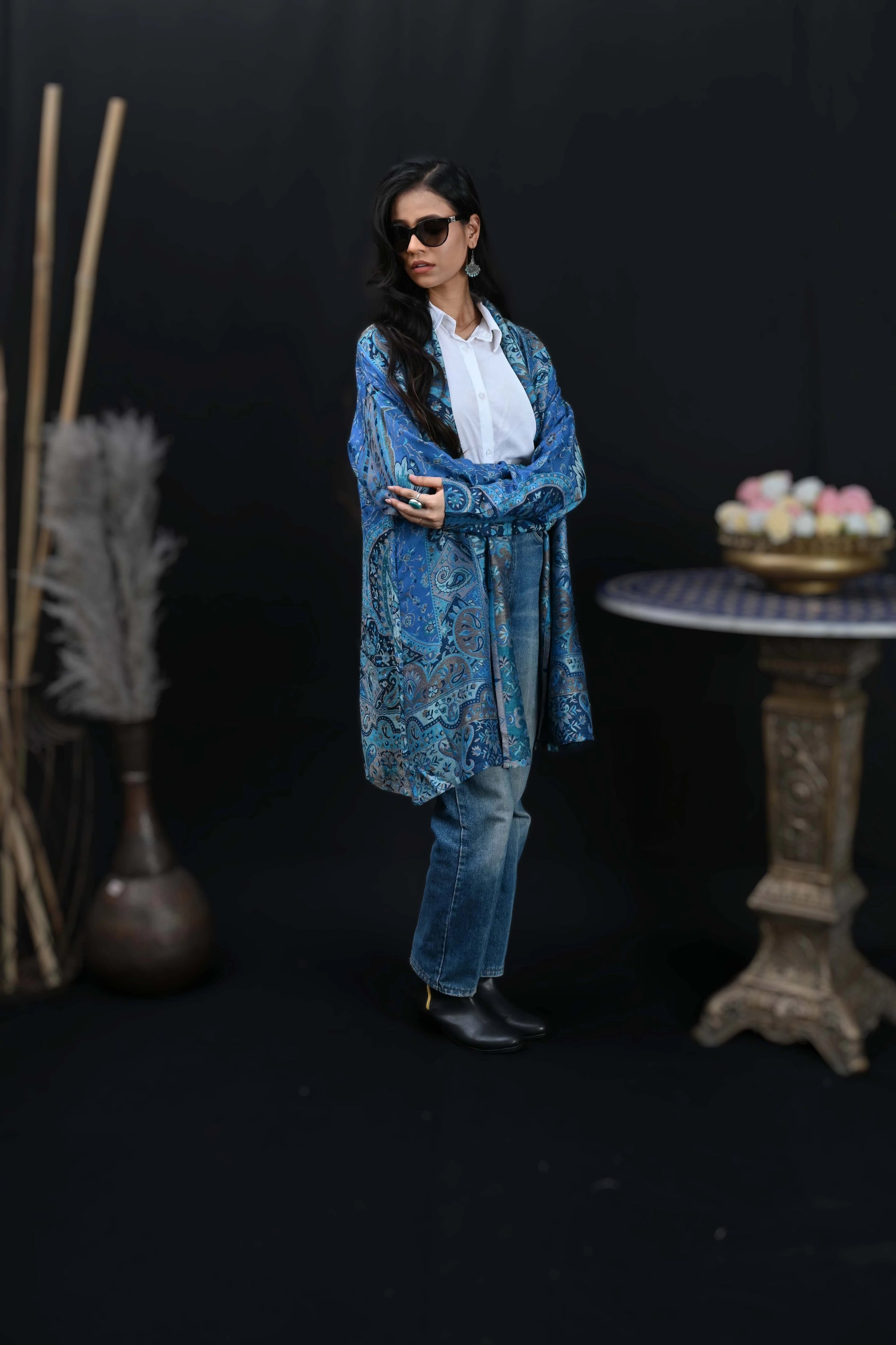 Mavricks Blue - Robe Kaftan