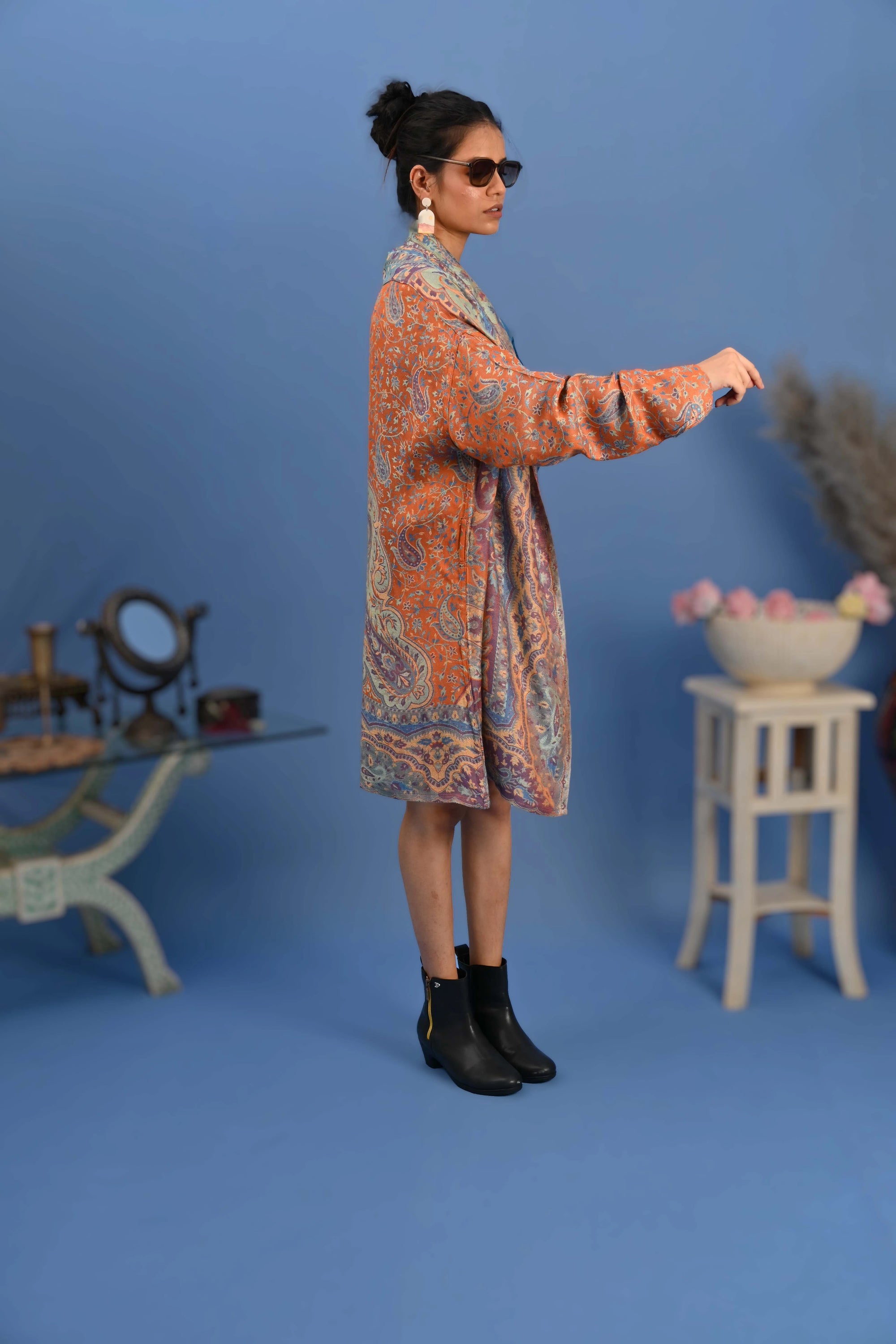 Orange Pear- Kaftan Shirt