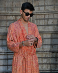 Orange Passion - Robe Kaftan